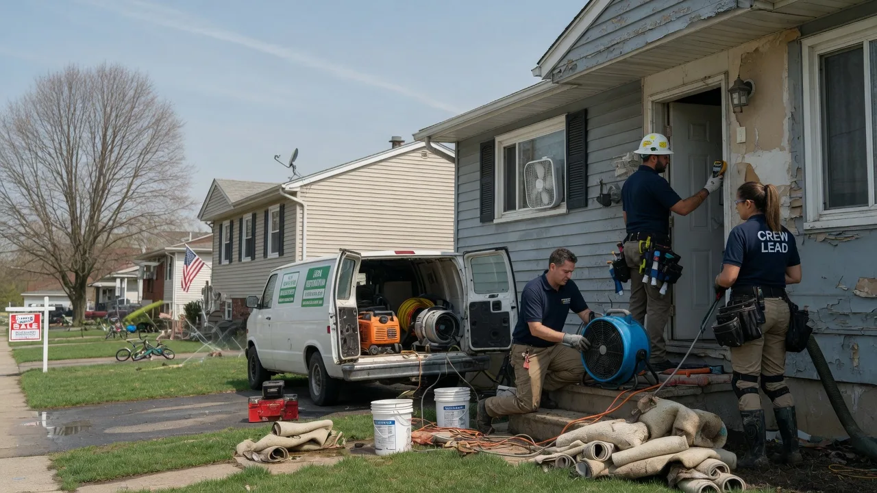 Flood Cleanup in Elkins Park, PA near me